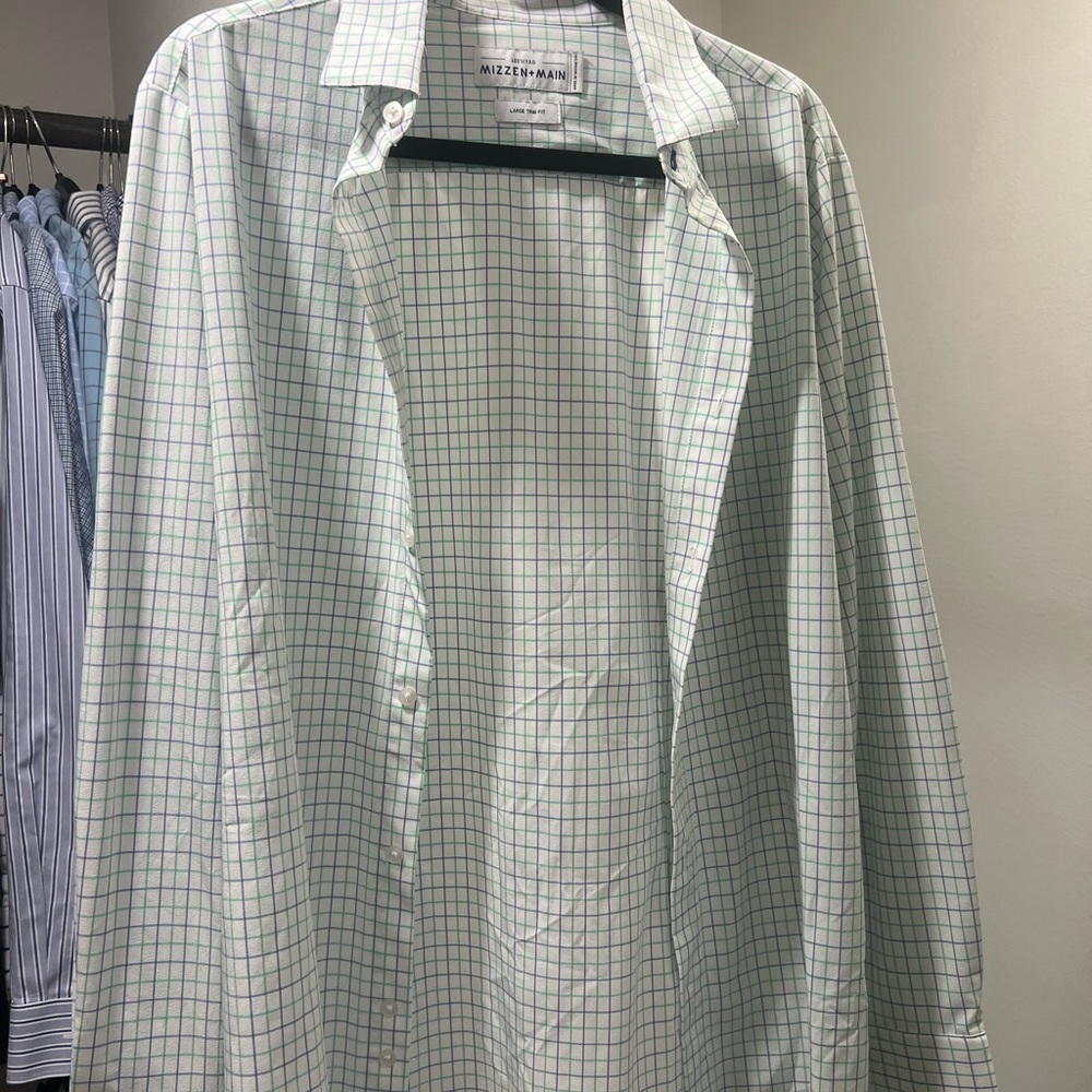 Mizzen+Main Adult Large Men's Dress Shirt